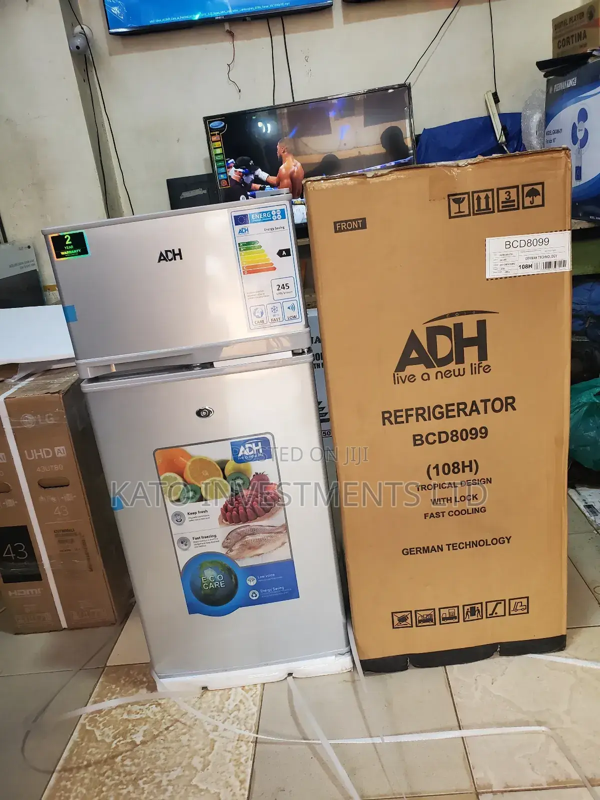 Adh 150litrs Silver Fridge (Bcd8099)