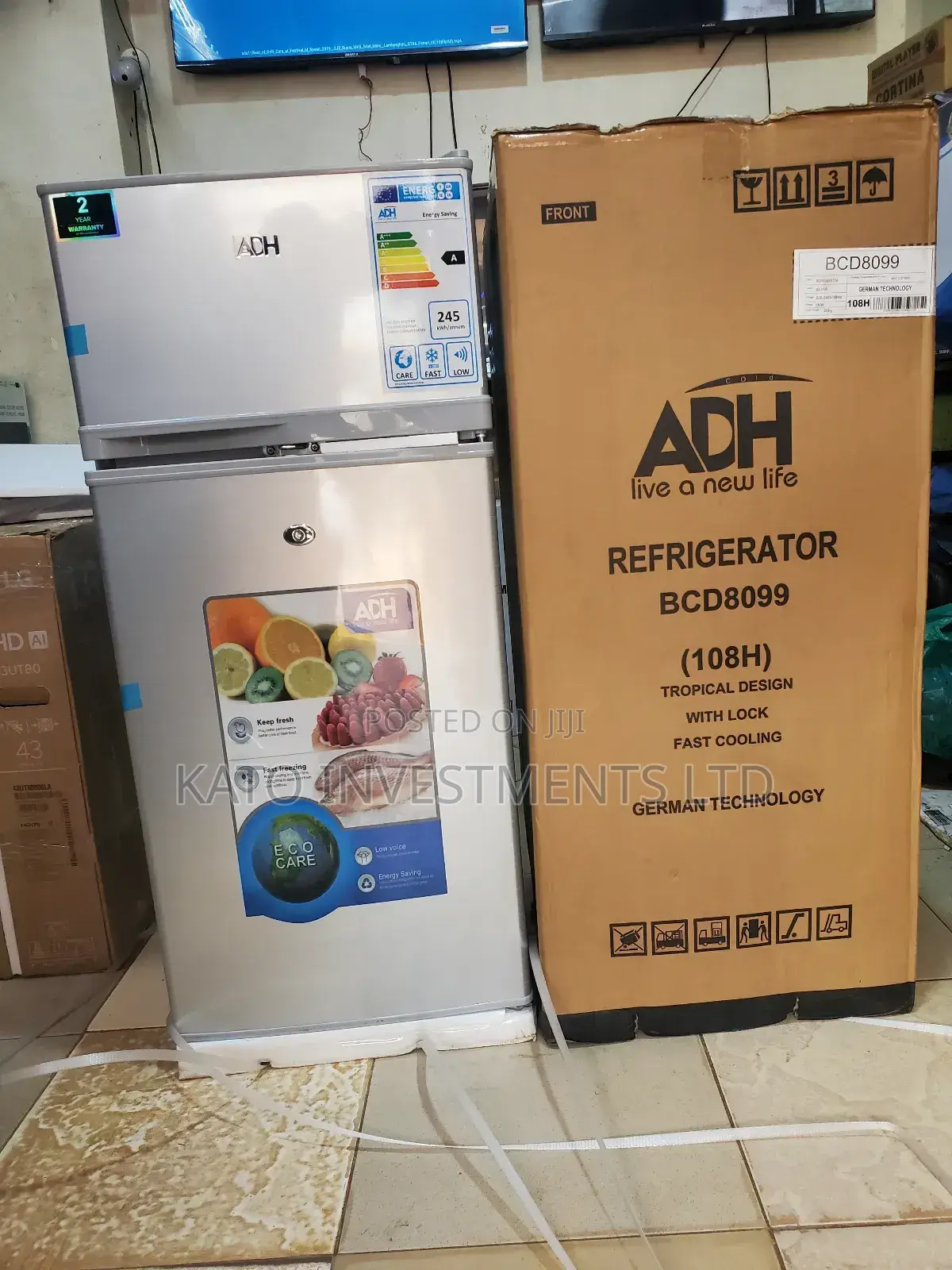 Adh 150litrs Silver Fridge (Bcd8099)