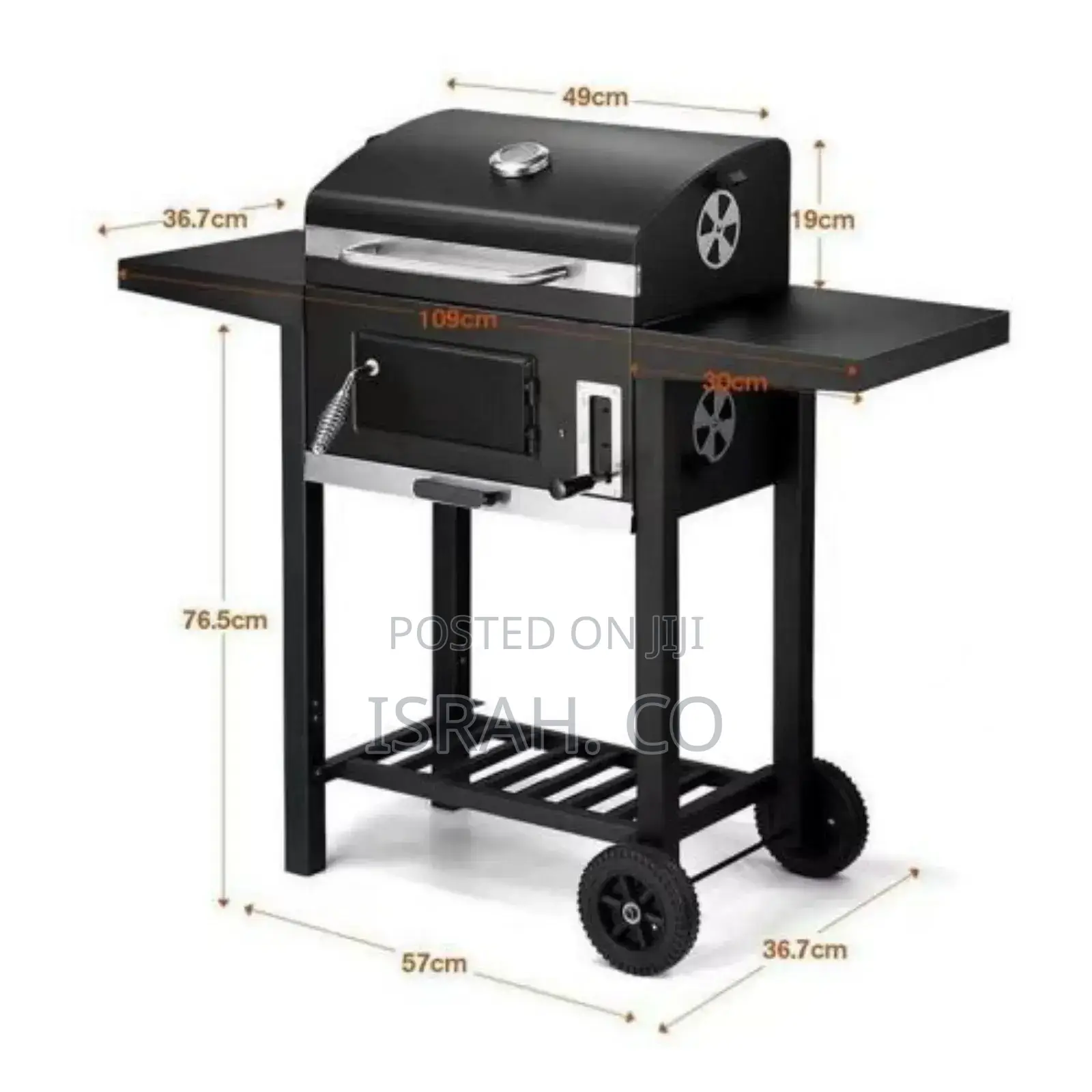Charcoal Grill, BBQ Smoker Picnic Camping Backyard Cooking-