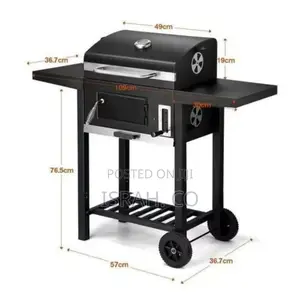 Charcoal Grill, BBQ Smoker Picnic Camping Backyard Cooking-