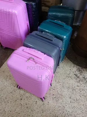 Teal Hard-Shell Suitcase (Four Wheels Retractable Handle).