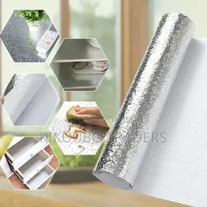Aluminum Self Adhesive Kitchen Wallpaper