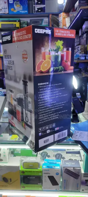 2speed Geepas4in1juice Extractor/Sharp Blades Geepas Blender