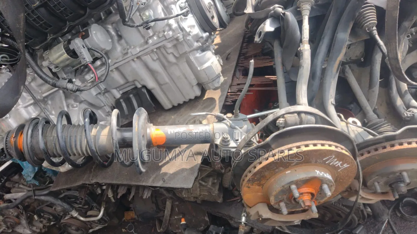 Vitz New Model Enginee and Cross Member