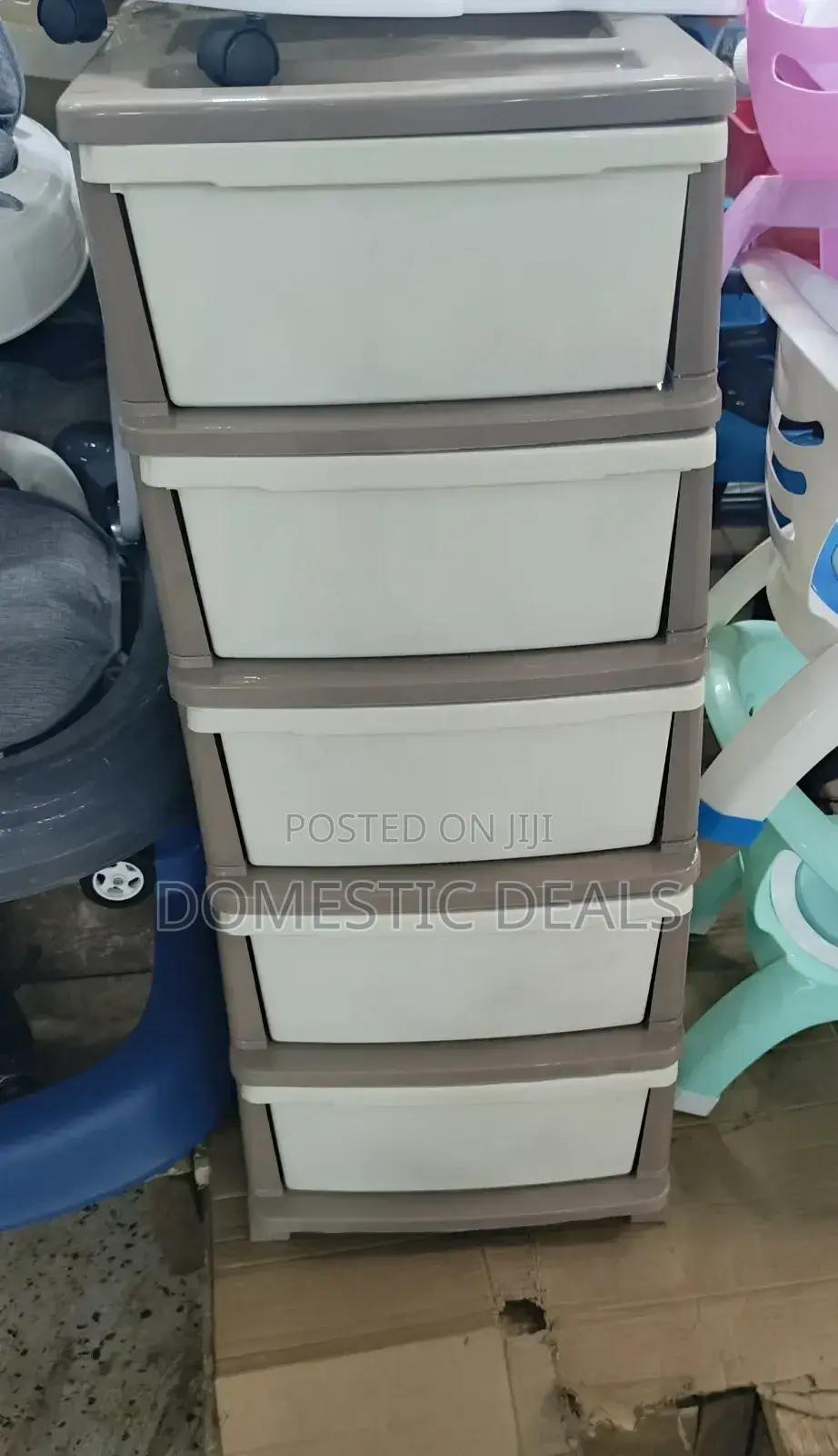 5 Layer Kids Laundry Drawer Cabinet