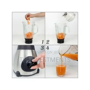 2 in 1 Ice Crushing Powerful Blender Glass