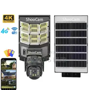 Solar Street Light With Camera 4g Wifi 8mp Outdoor Solar