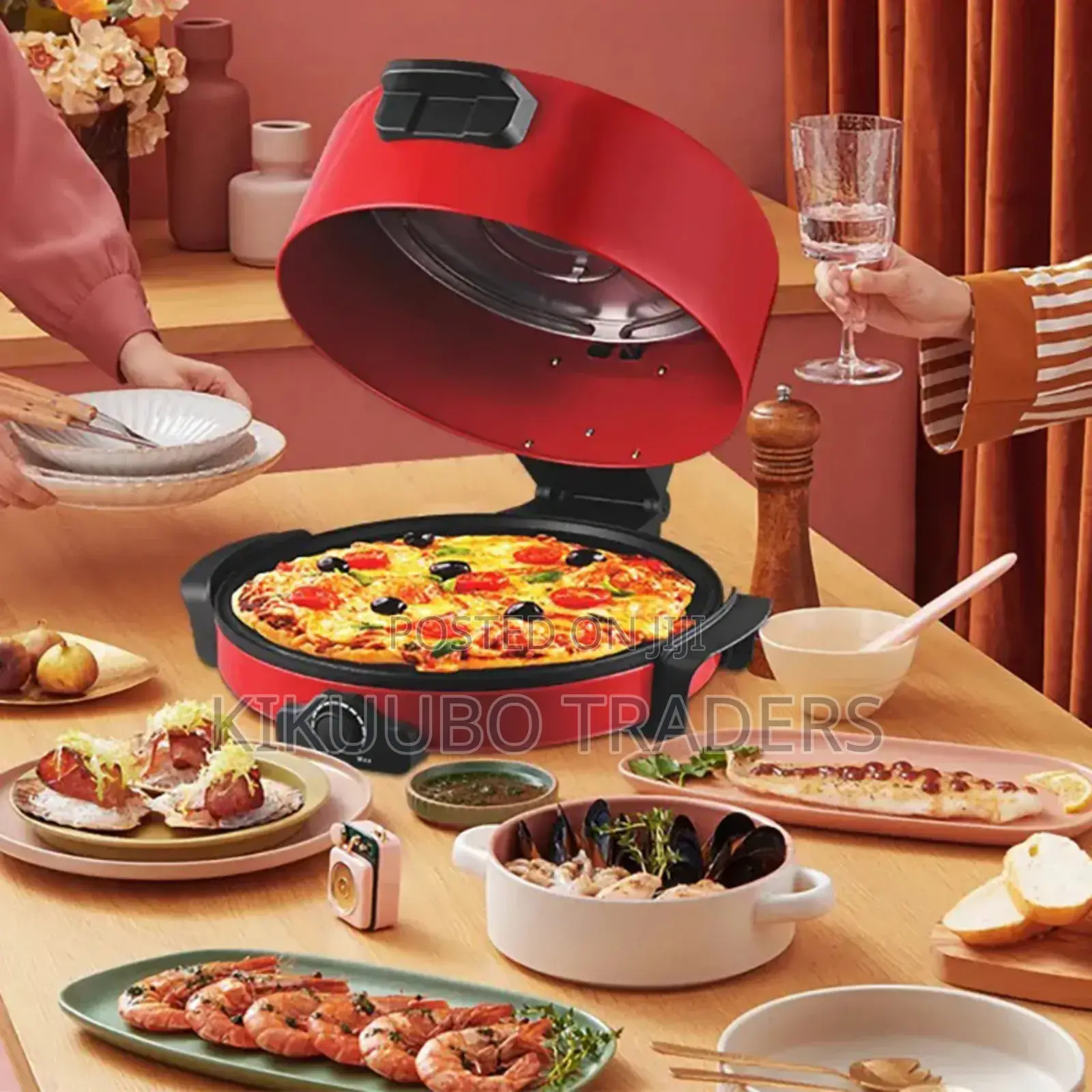 DSP KC3029 Electric Pizza Maker 2200w