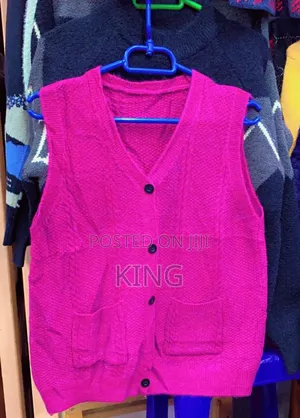 Pink Vest Sweater