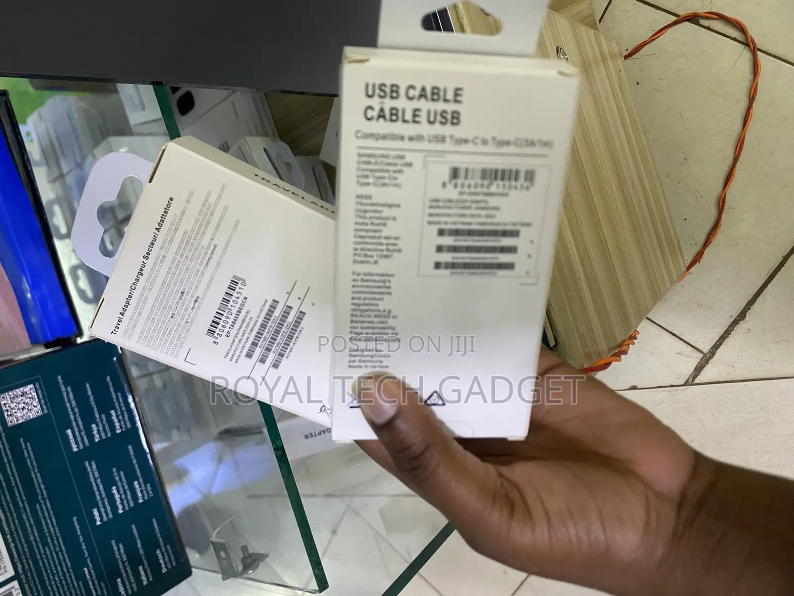 Samsung Type C 45 Watts Adapter and Powercable(Full Charger)