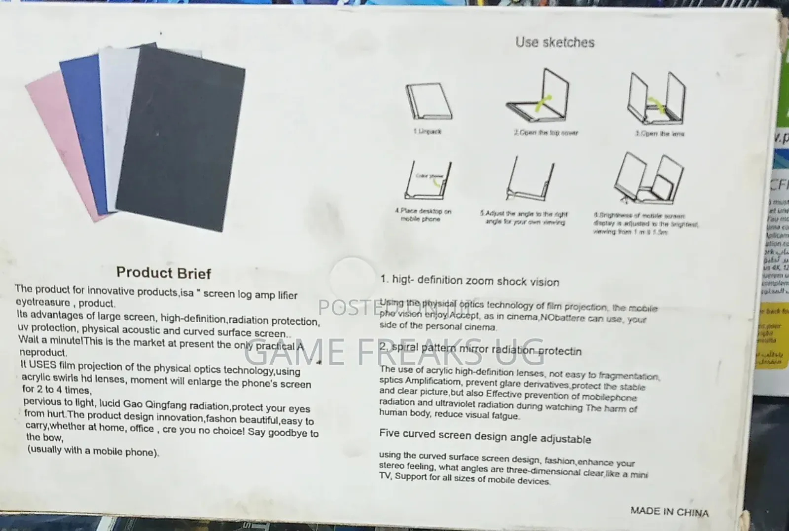 Enlarged Screen Mobile Phone
