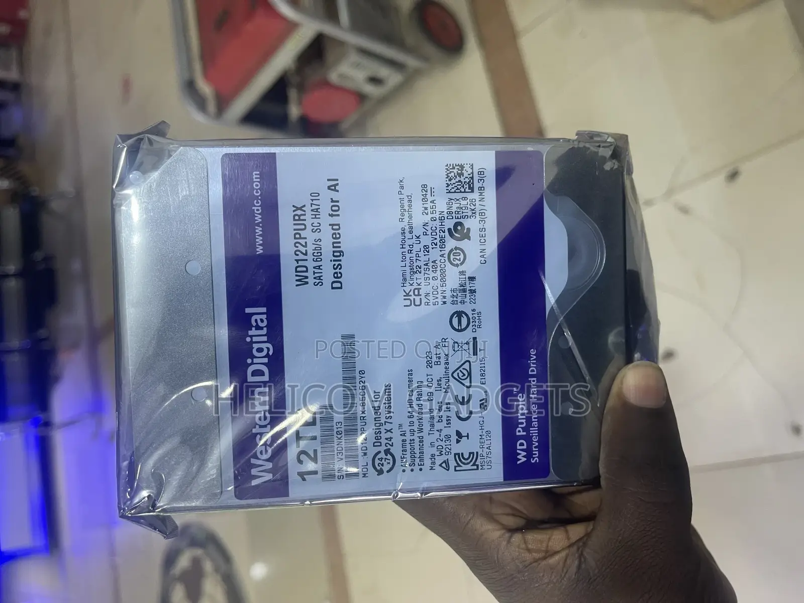 12tb Surveillance Western Digital Hard Drive