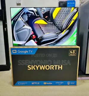Skyworth 43" Smart Google TV |Free-to-Air Decoder,Netflix