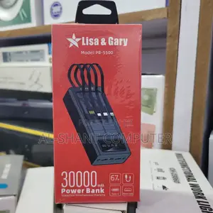 Powerbank/Lisa Gary 30000mah Powerbank With Solar