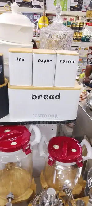 Bread Bin and Canister Set