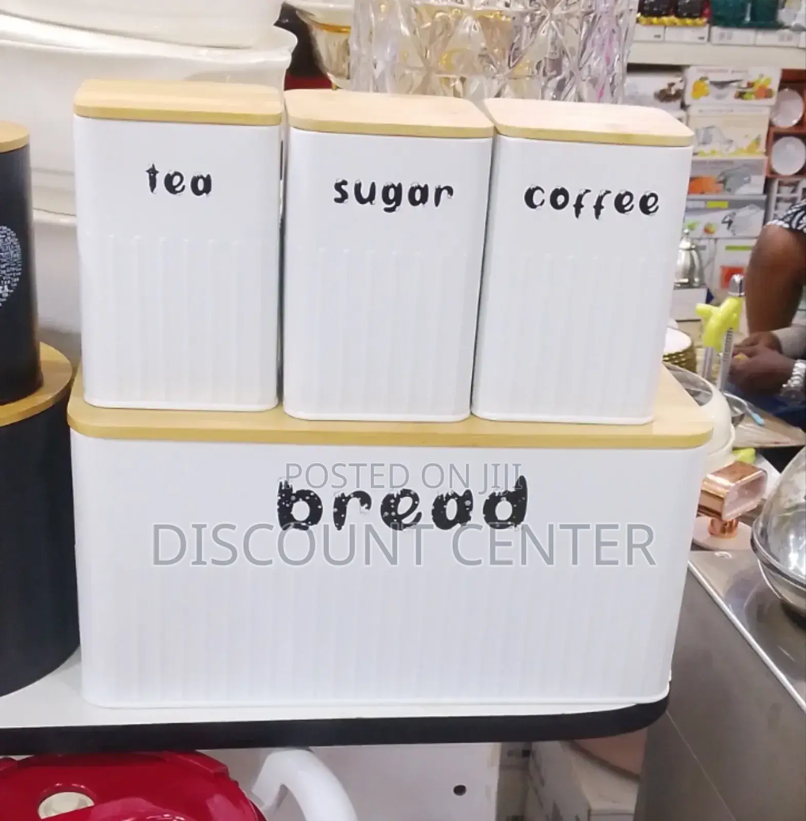 Bread Bin and Canister Set