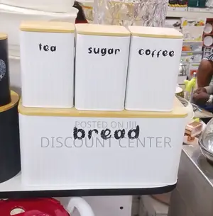 Bread Bin and Canister Set