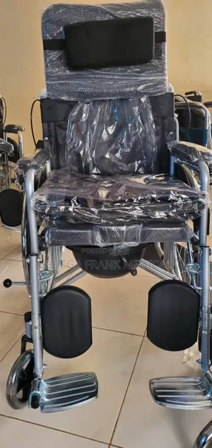 Reclining Heavy Duty Wheel Chair With Potty and Backrest