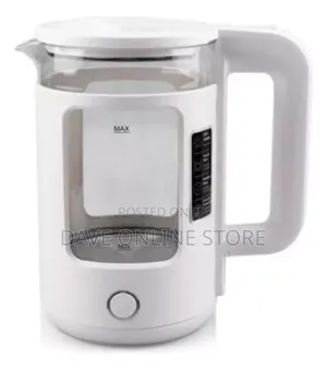 Raf-7859 White 2 Liter Glass Electric Kettle