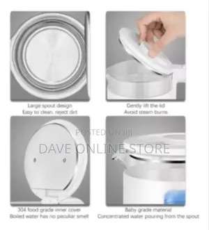 Raf-7859 White 2 Liter Glass Electric Kettle