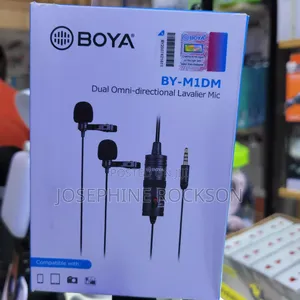 Boya Dual Omnidirectional Lavalier Mic