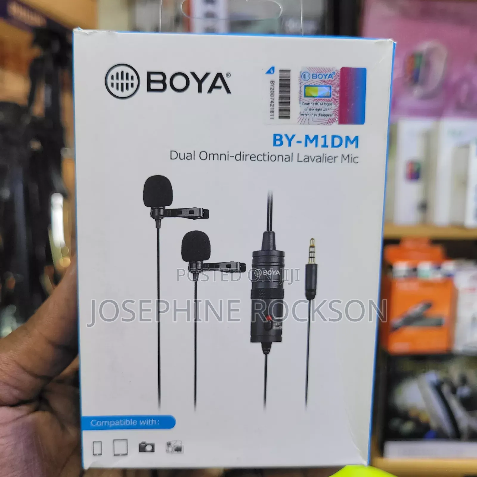 Boya Dual Omnidirectional Lavalier Mic