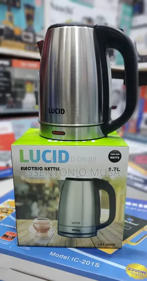 Lucid 1.7L Stainless Steel Kettle | 1800watts, Fast Boiling