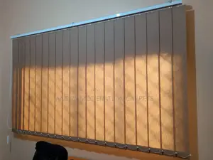 Brown Office Blind Curtains