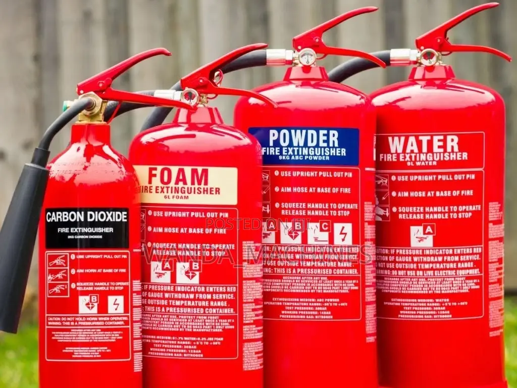 Fire Extinguisher All Types And Sizes