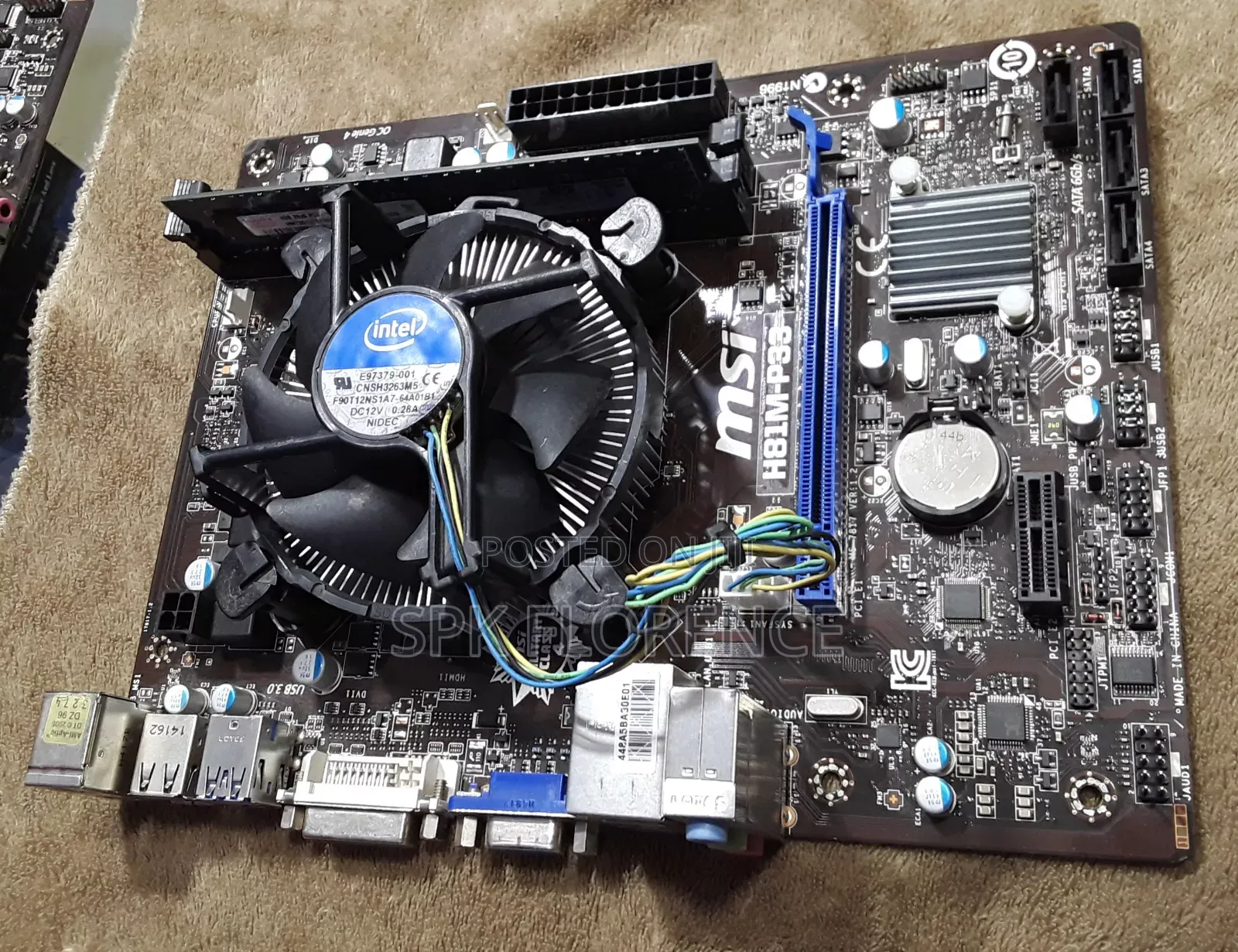 Msi H81m-P33 Gaming Motherboard Corei3