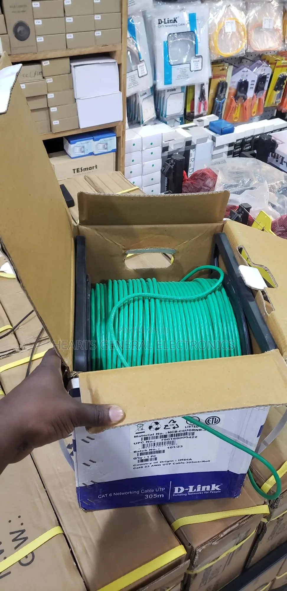D-Link Cat6 Ethernet Cable Pure Copper ( 305M )
