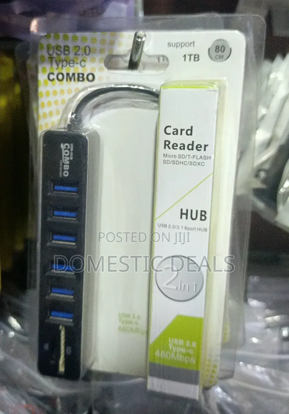 Multi USB Combo 2in1 Card Reader