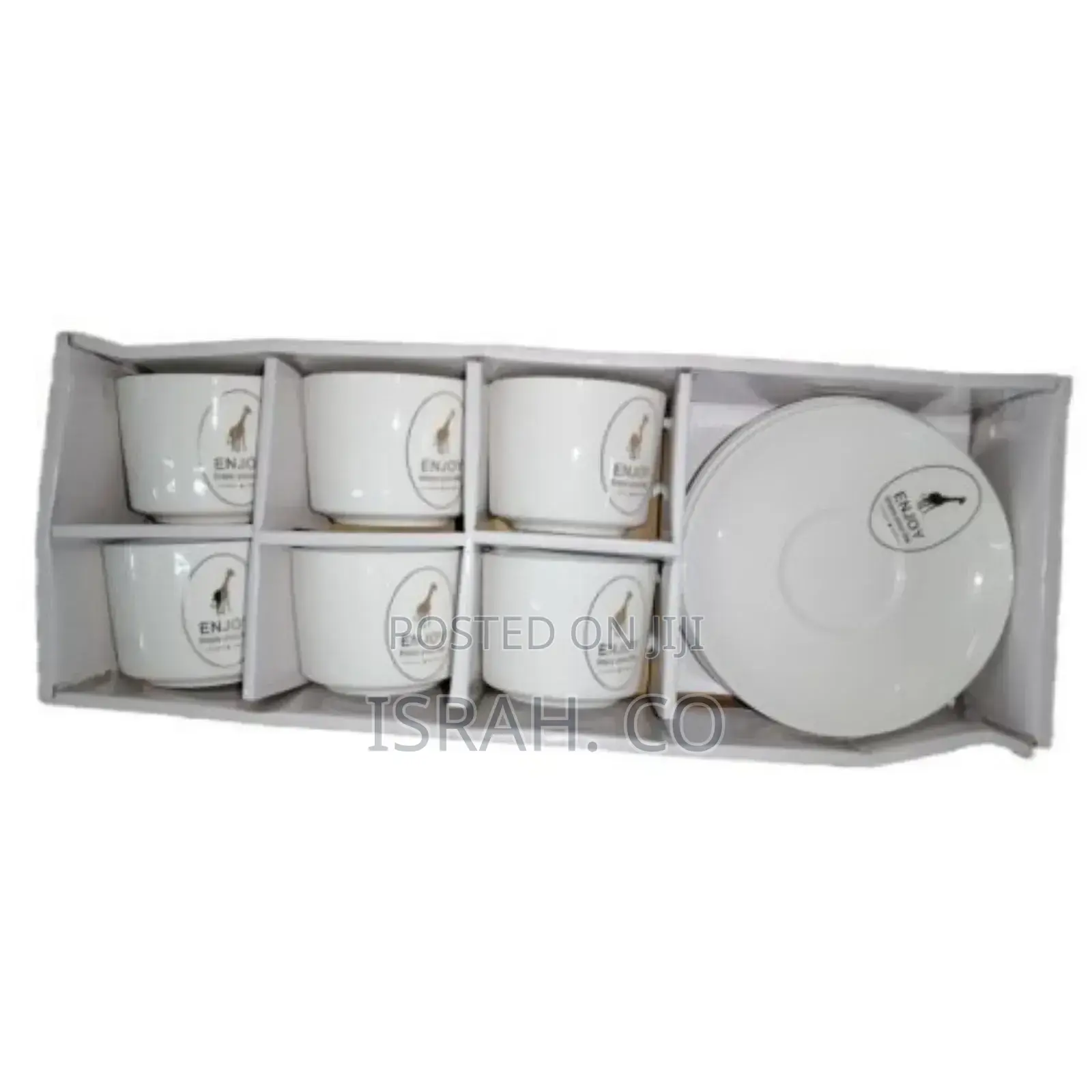 Restaurants and Office 6 Piece Tea Coffee Cups and 6 Saucers
