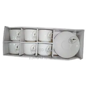 Restaurants and Office 6 Piece Tea Coffee Cups and 6 Saucers