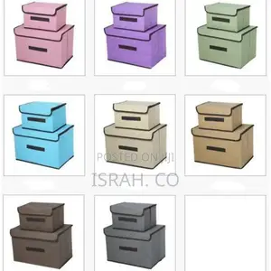 Fabric Foldable Storage Boxes Clothes Socks