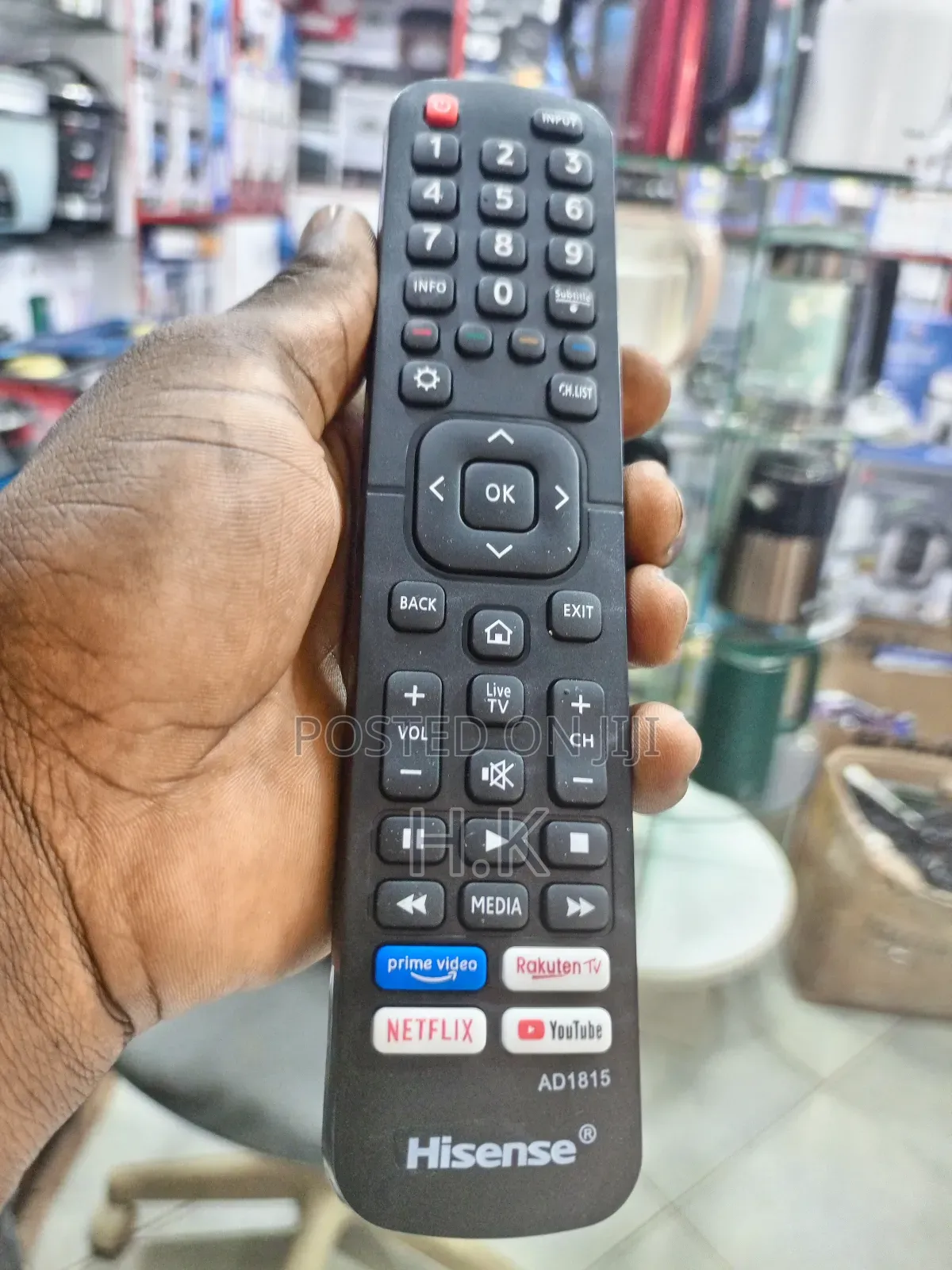 Hisense TV Remote Control, Model EN2A27.