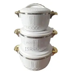 3pc Food Warmer Dishes Thermal Insulation Hot Pot