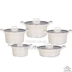 Dissini Regina 10 Pieces Granitenon-Stick Saucepans Cookware