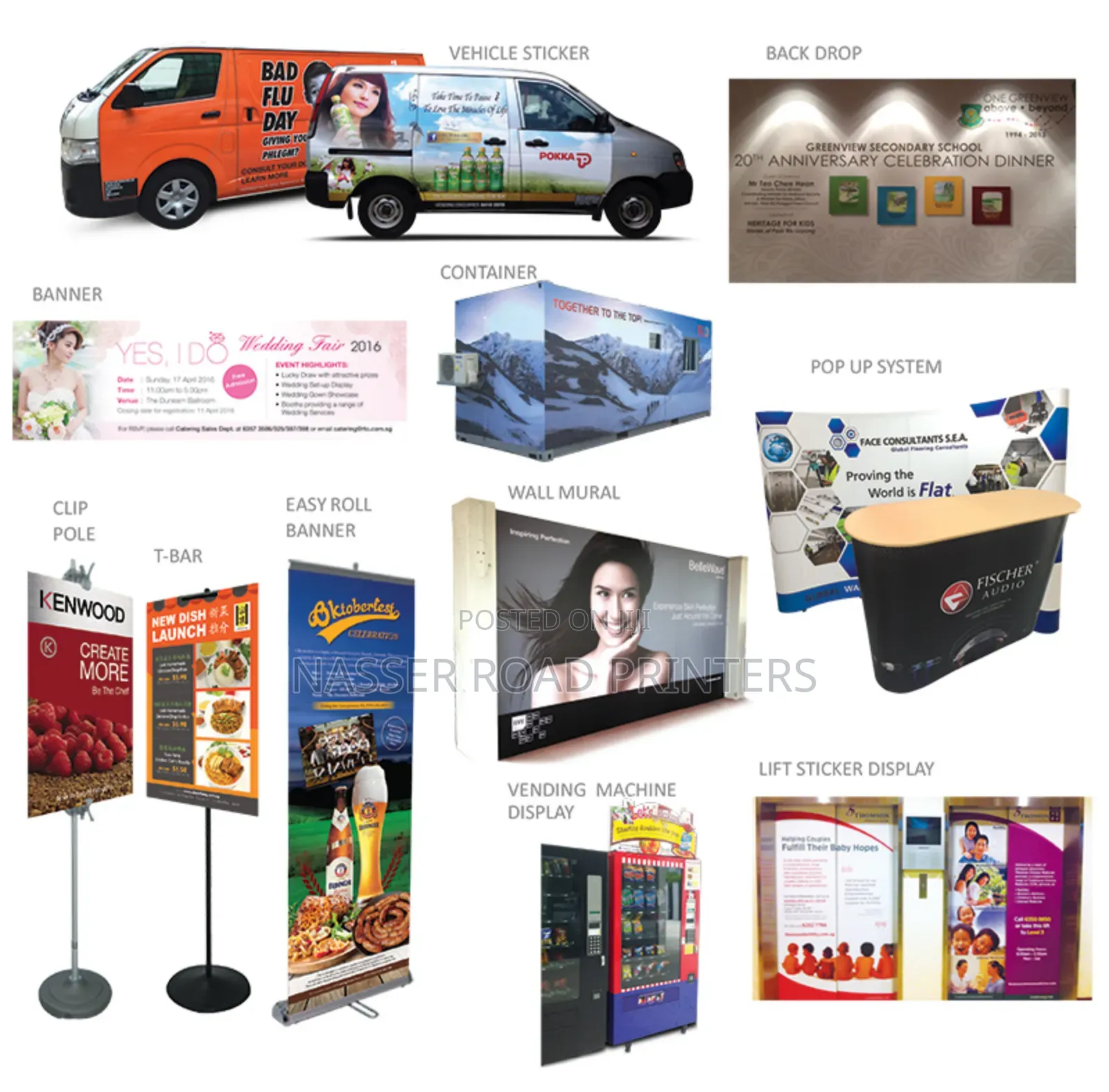 Large Format Printing - Banners and Stickers