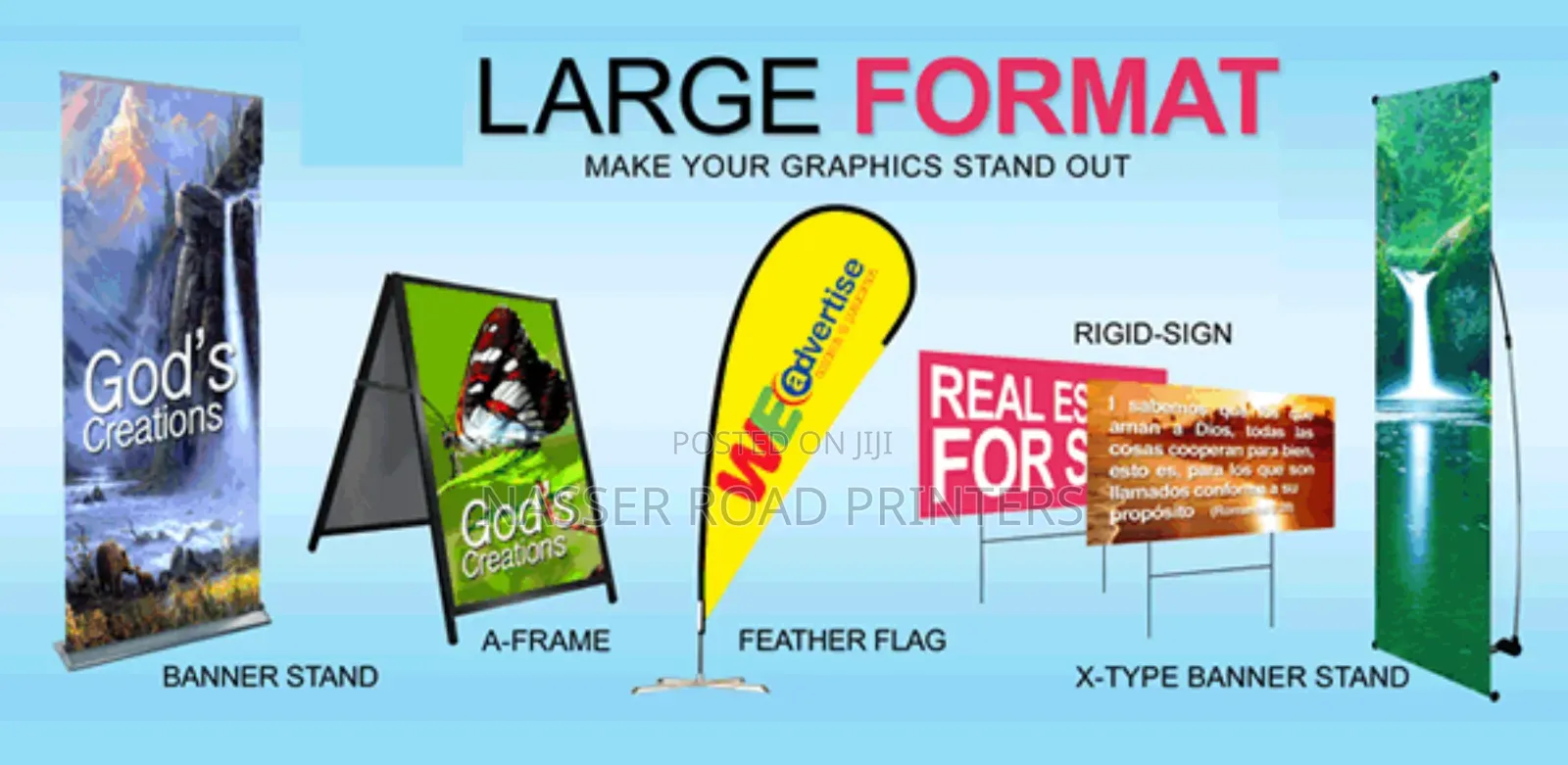 Large Format Printing - Banners and Stickers