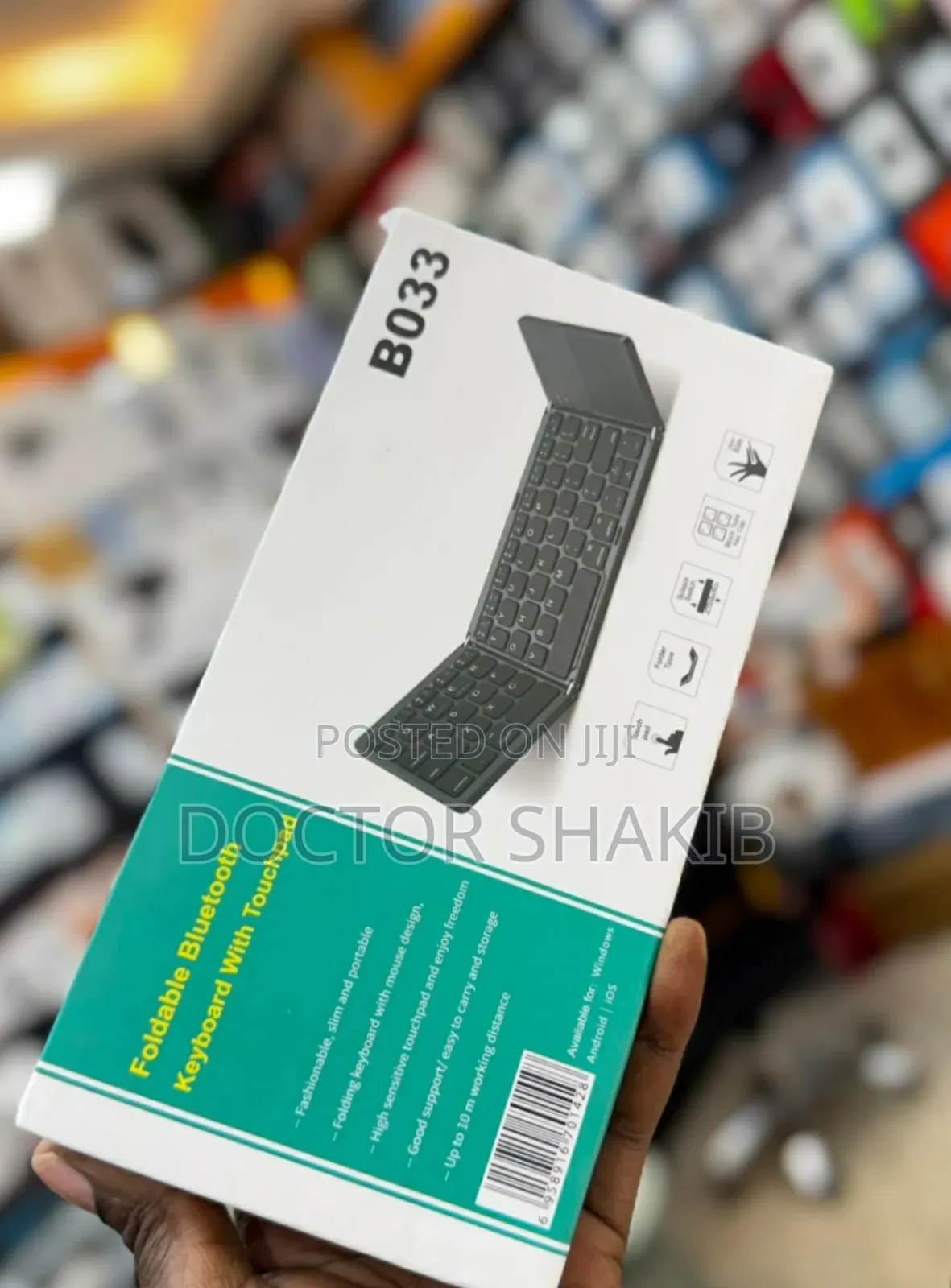 High-Quality Foldable Keyboard B033