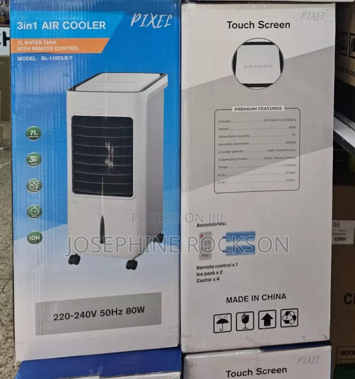 Pixel Air Cooler/ 3 in 1 Air Cooler