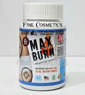 MAX-BURN New Natural Weight Loss Slimming Fat Burn Pills
