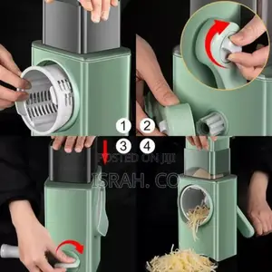 Stainlesssteel Multi-Function Vegetable Slicer Cutter Rotary