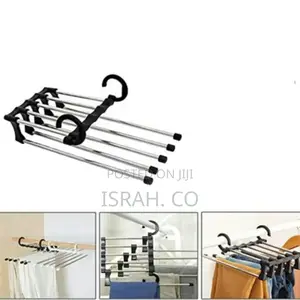 5in1wardrobe Multi-Functional Foldable Trousers Pants Hanger