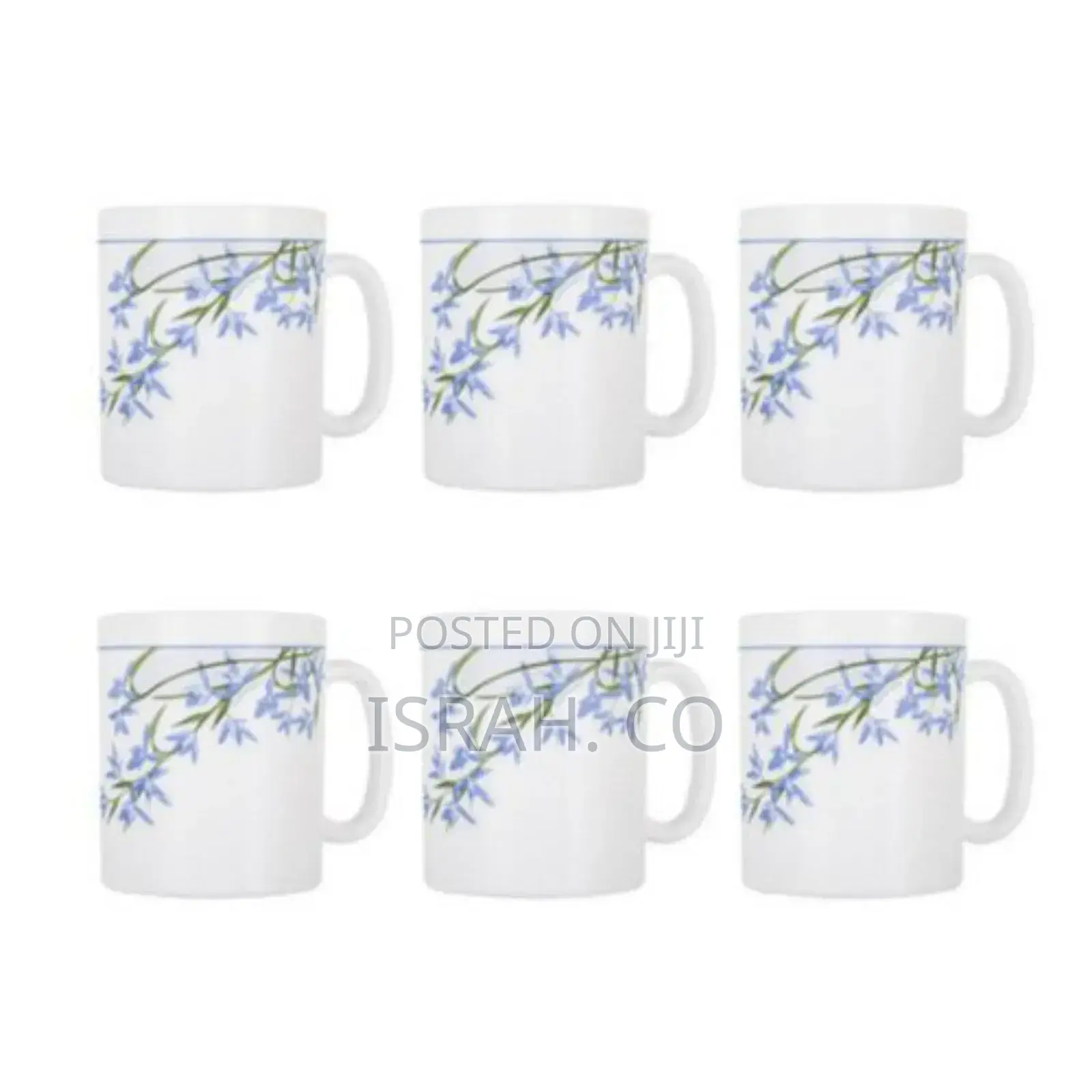 Luminarc 6 Pieces of Luminarc Tea Coffee Mug Cups-Blue
