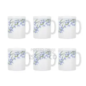 Luminarc 6 Pieces of Luminarc Tea Coffee Mug Cups-Blue