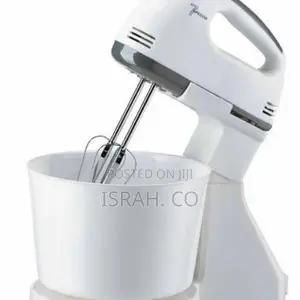 Scarlett 7 Speed Hand Mixer With Stand Mixer Steel Bowl,