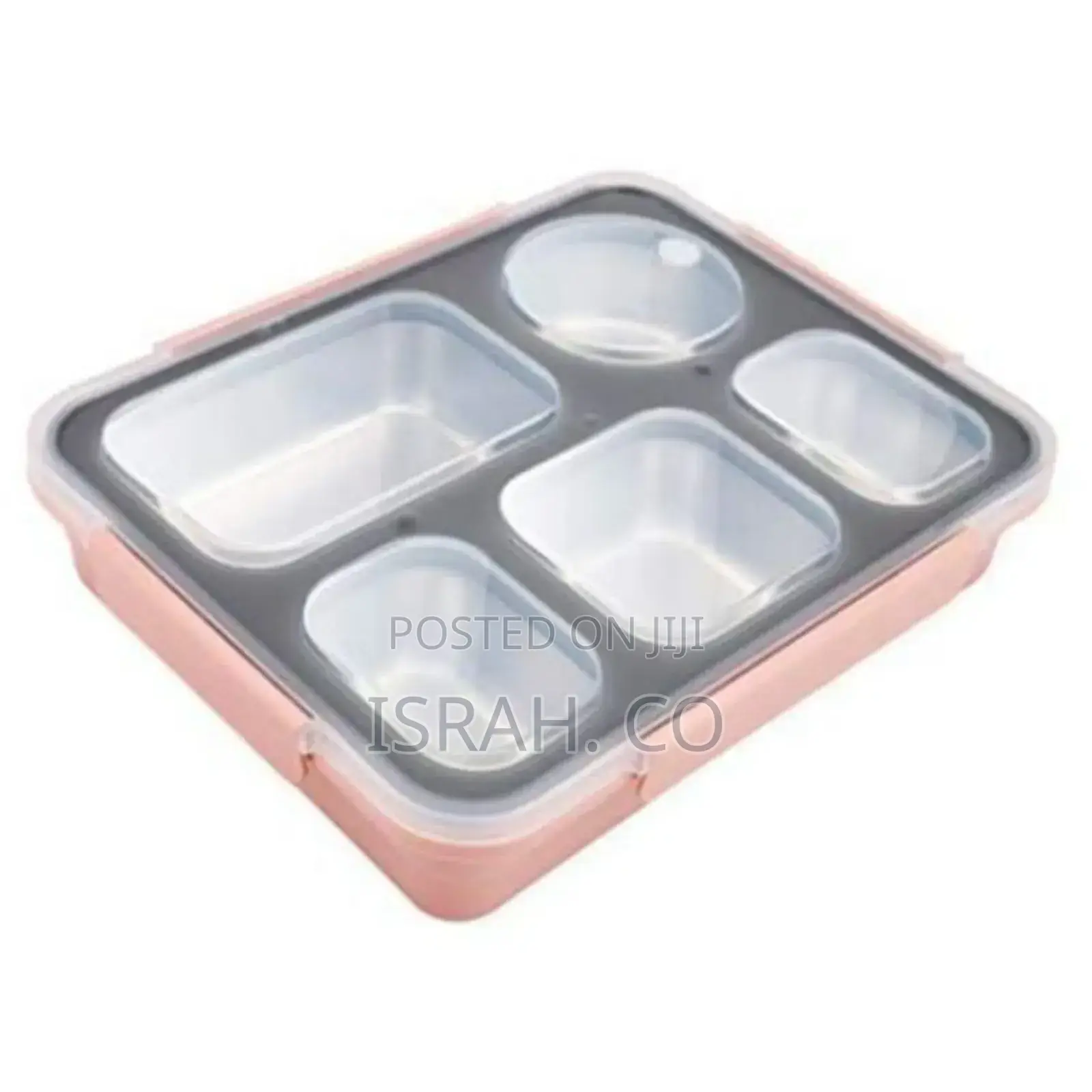 5 Compartment Lunchbox, Portable Food Flask Container, Color