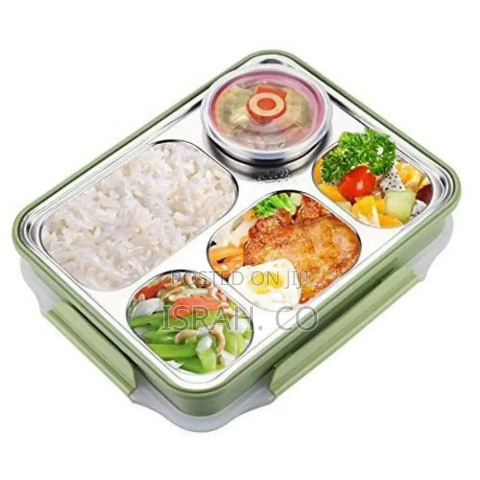 5 Compartment Lunchbox, Portable Food Flask Container, Color